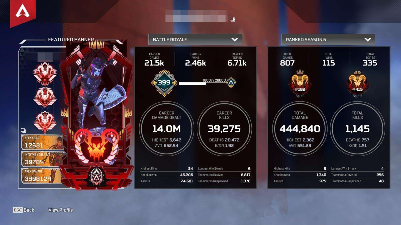 ❤️Apex Legends 9x Predator OG Account❤️